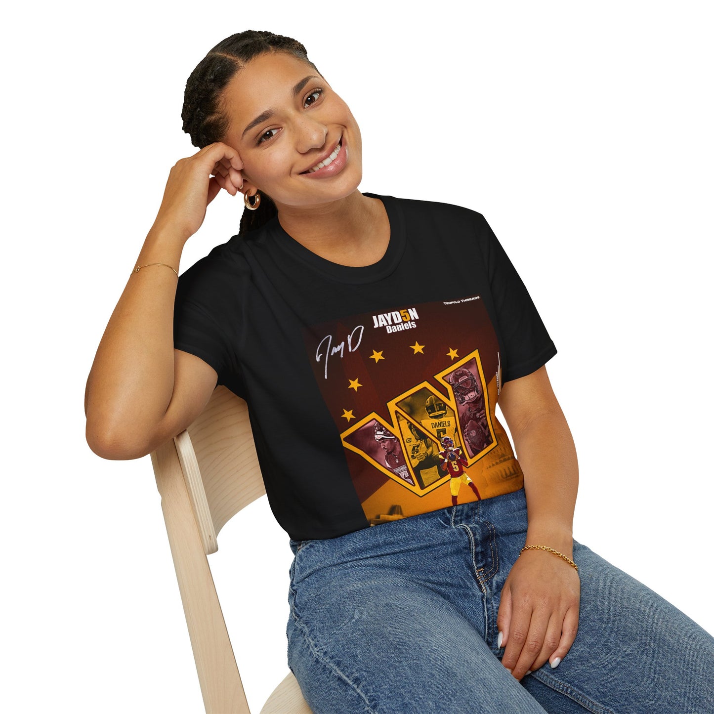 Tenfold Threads Jayd5n Daniels Graphic Tee – “Rookie of the Year Tribute”
