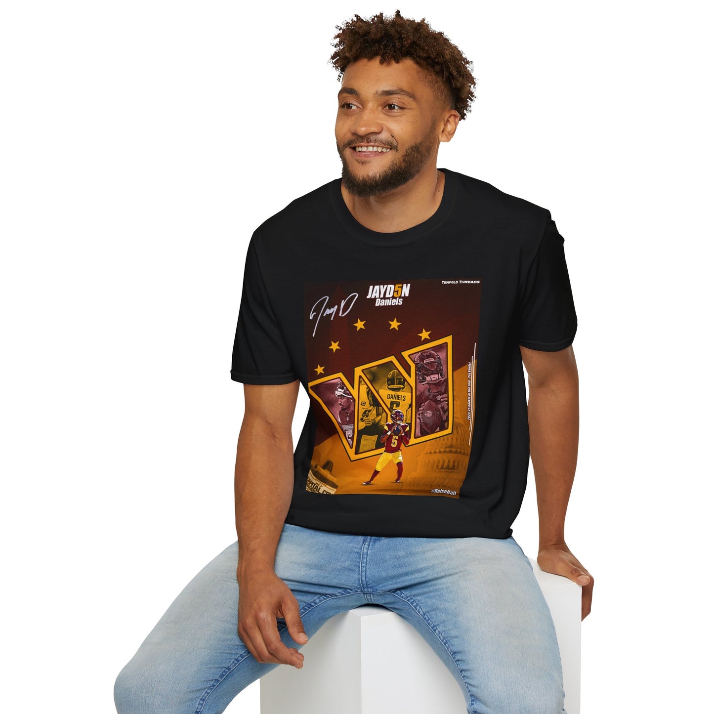 Tenfold Threads Jayd5n Daniels Graphic Tee – “Rookie of the Year Tribute”