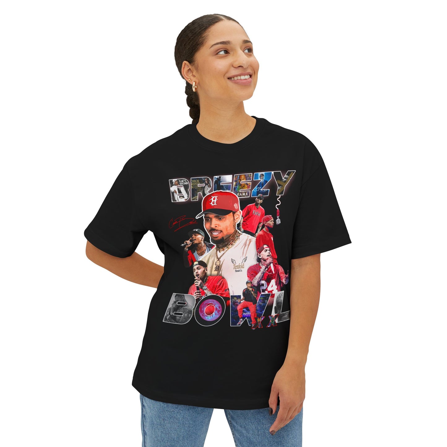 Tenfold Threads Breezy Bowl Graphic Tee, Unisex Oversized T-Shirt, Streetwear Fashion, Casual Wear