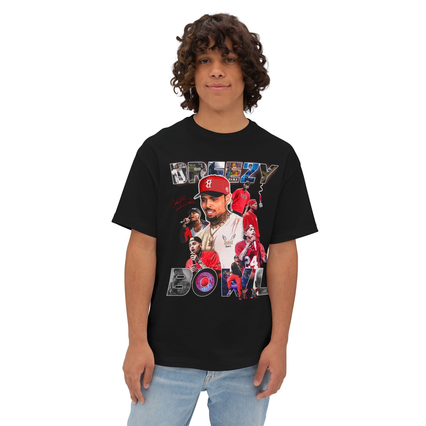 Tenfold Threads Breezy Bowl Graphic Tee, Unisex Oversized T-Shirt, Streetwear Fashion, Casual Wear