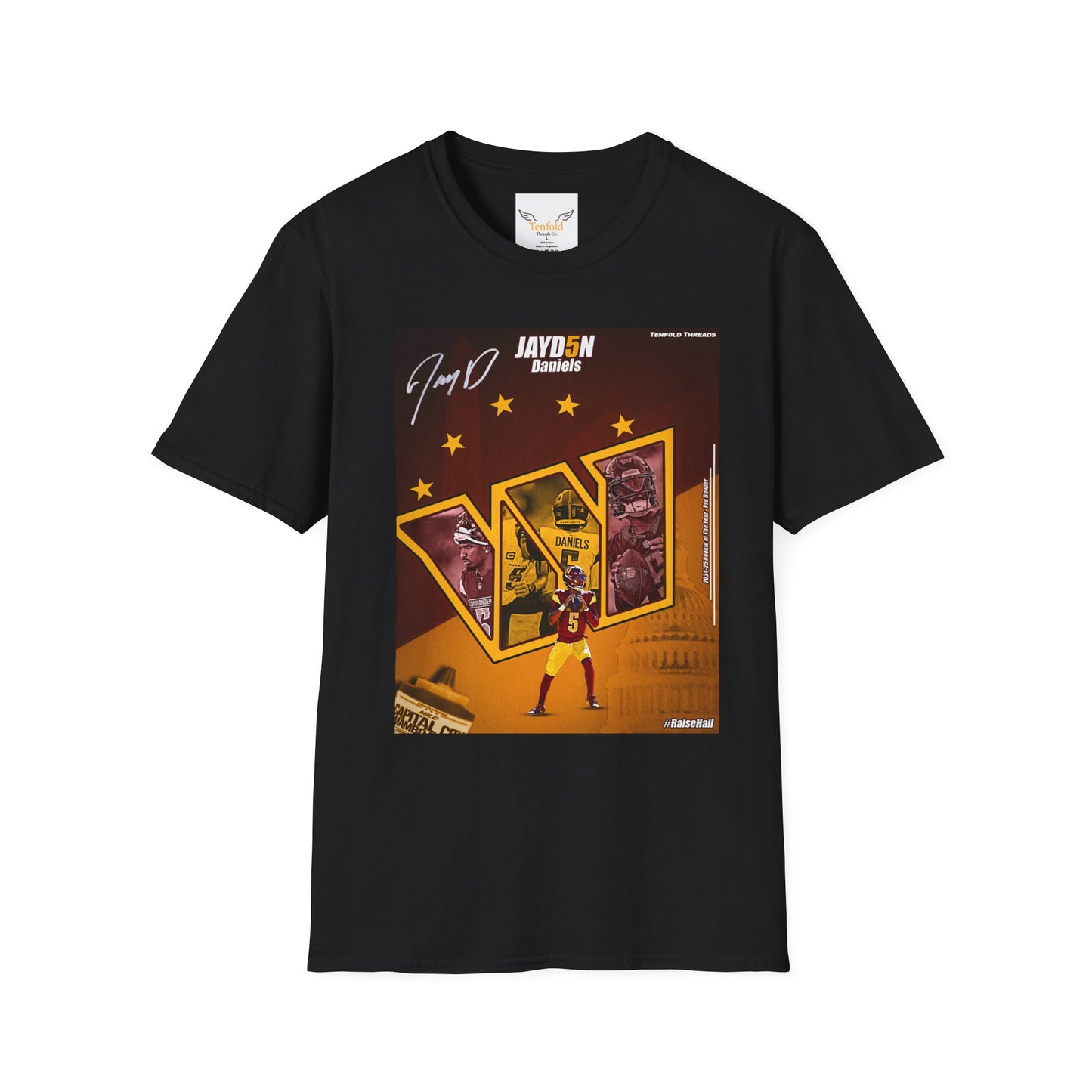 Tenfold Threads Jayd5n Daniels Graphic Tee – “Rookie of the Year Tribute”