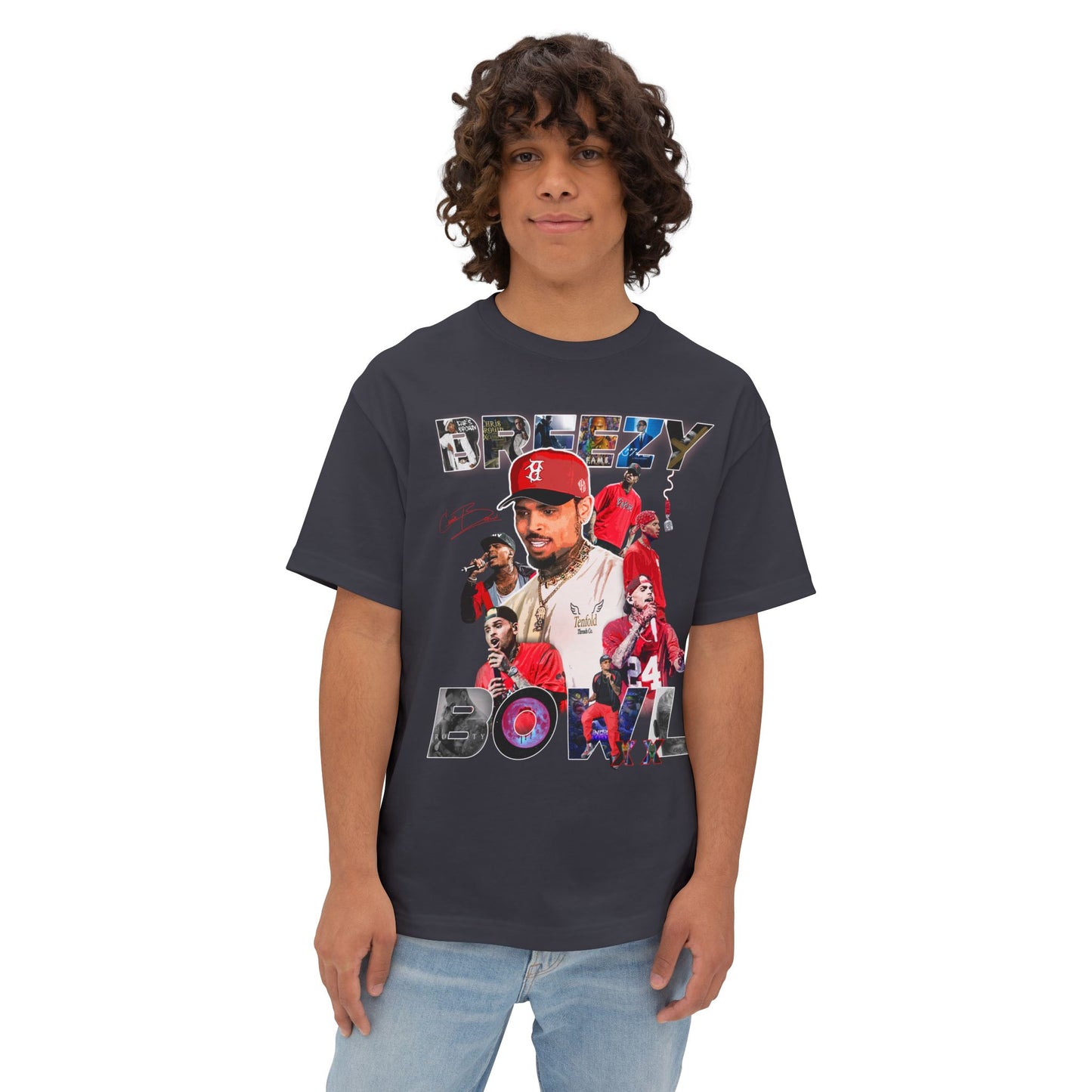 Tenfold Threads Breezy Bowl Graphic Tee, Unisex Oversized T-Shirt, Streetwear Fashion, Casual Wear