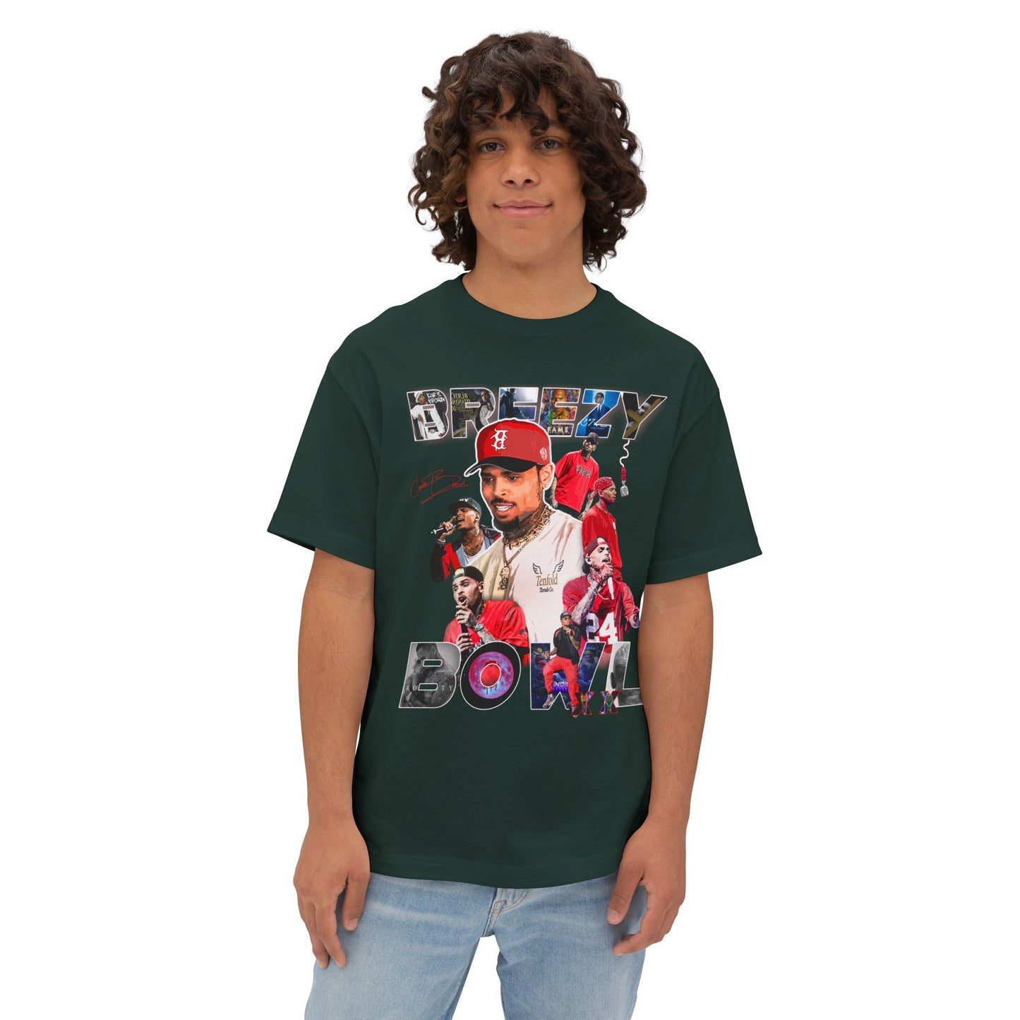 Tenfold Threads Breezy Bowl Graphic Tee, Unisex Oversized T-Shirt, Streetwear Fashion, Casual Wear