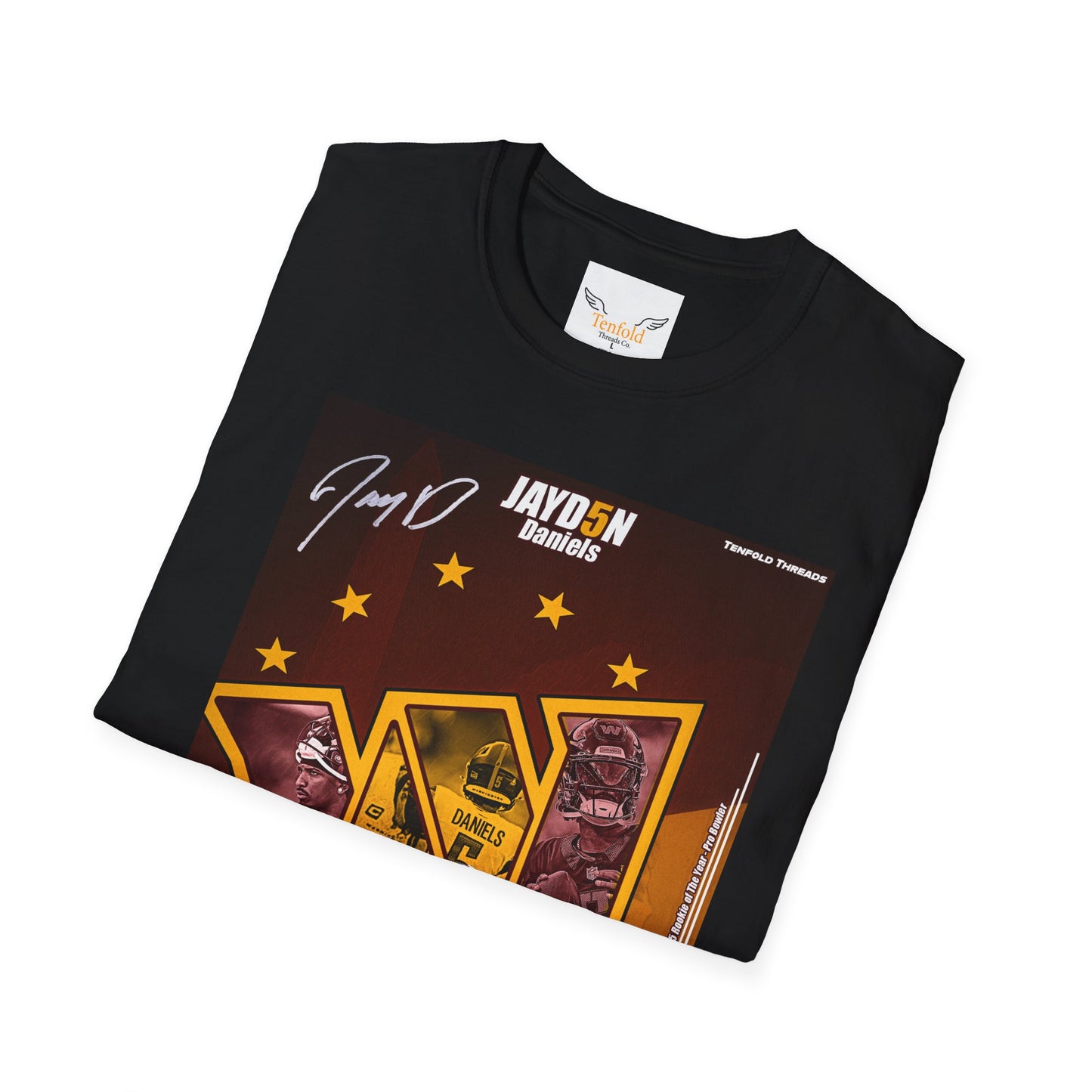 Tenfold Threads Jayd5n Daniels Graphic Tee – “Rookie of the Year Tribute”