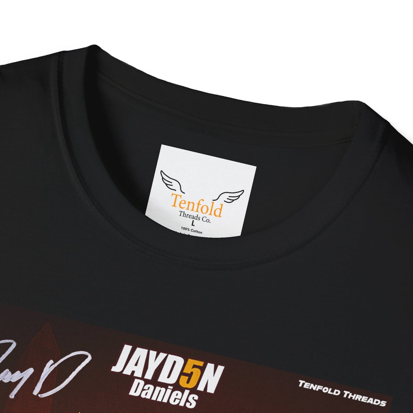 Tenfold Threads Jayd5n Daniels Graphic Tee – “Rookie of the Year Tribute”