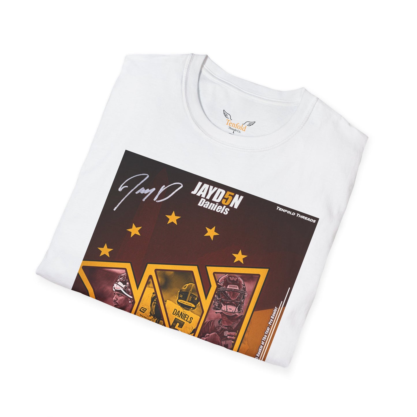 Tenfold Threads Jayd5n Daniels Graphic Tee – “Rookie of the Year Tribute”