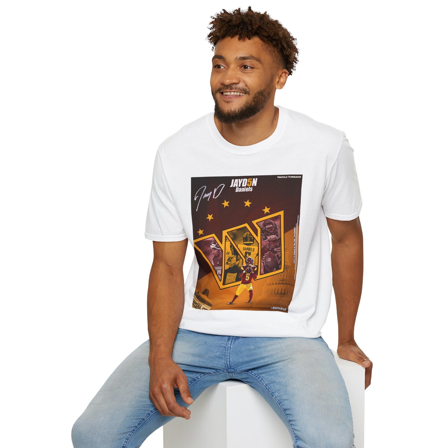 Tenfold Threads Jayd5n Daniels Graphic Tee – “Rookie of the Year Tribute”